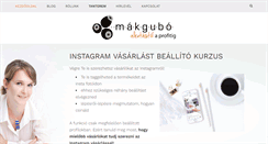 Desktop Screenshot of makgubo.hu
